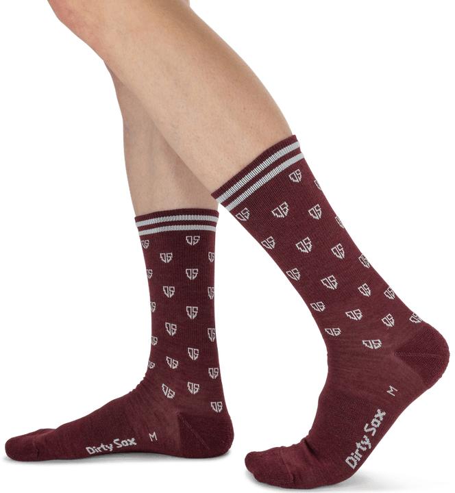 Actual product image Dirtysox All Mountain Merino Socks - Heath Red - 20cm (44 - 47)