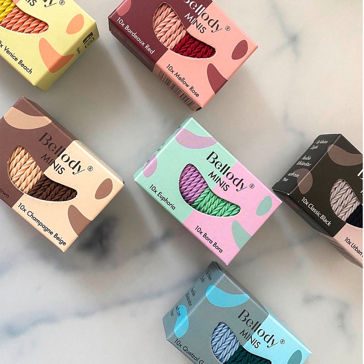 Image du produit Bellody Minis élastiques pour cheveux Euphotia/Bora Bora (Élastiques à cheveux)