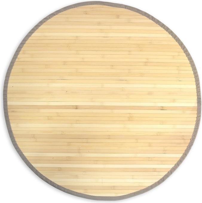 Actual product image Greendeco Bamboo mat 90cm round natural (90 x 90 cm)