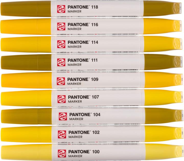 Produktbild Talens Pantone Marker Set 9x Gelb, Strichstärke: Keine Angabe (9x)