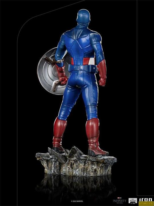 Produktbild Iron Studios ST Marvel Infinity Saga : Cap America NY Battle 1/10 28cm