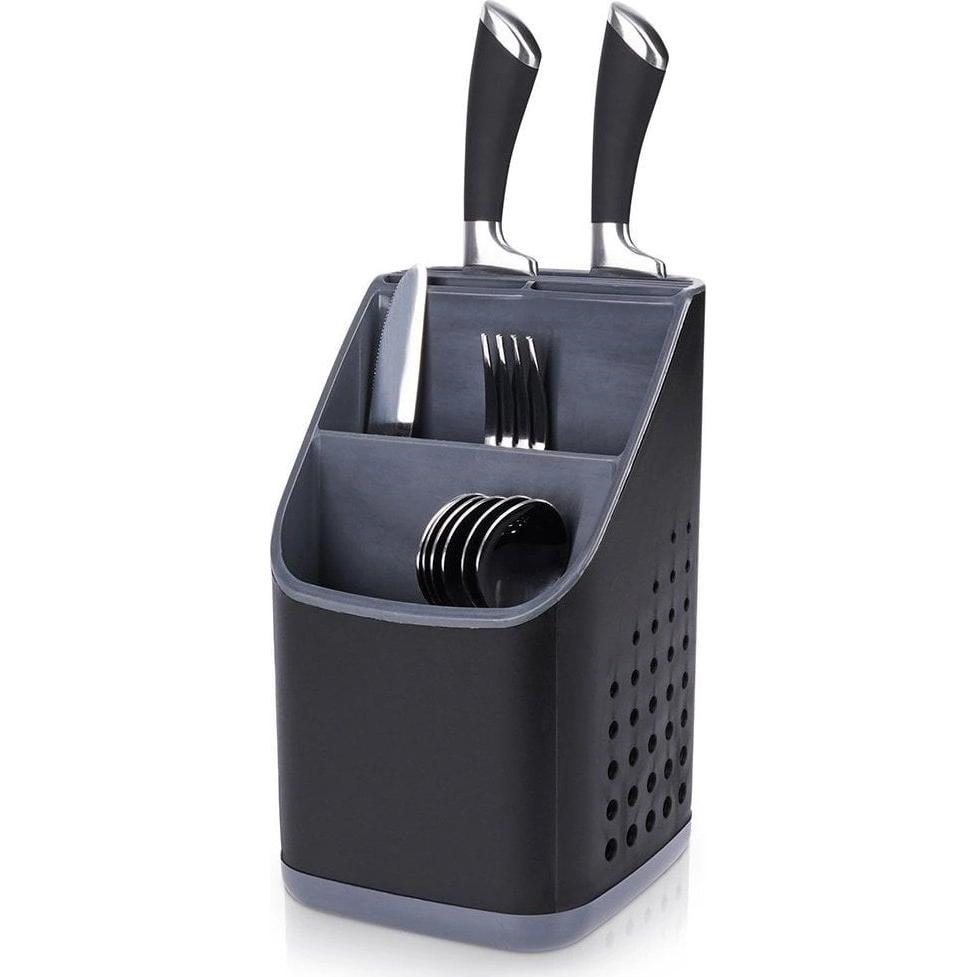 Vilde Ociekacz na sztućce, noże kuchenne, czarny (229074), Portaposate, Nero