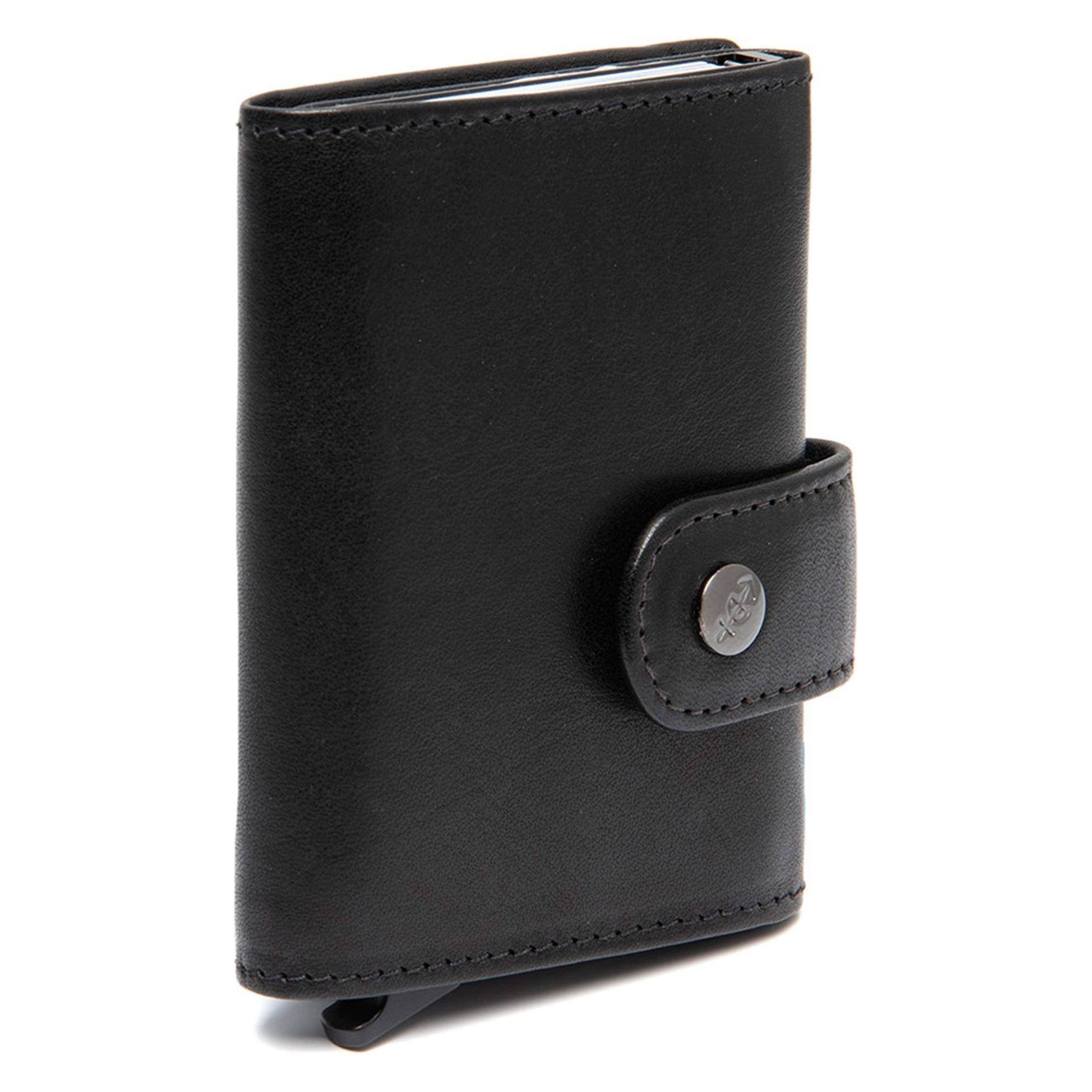 The Chesterfield Brand, Herren, Portemonnaie, Larino Geldbörse Rfid Schutz Leder 7 Cm, Schwarz