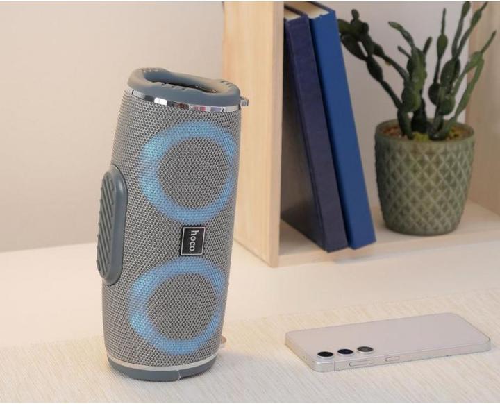 Produktbild Hoco - Wireless Speaker Sports (HC12) - Bluetooth 5.0, Shoulder Strap, 10W - Grey (2 h, Netzbetrieb)