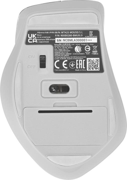 Image du produit ASUS Computer mouse WT425 MOUSE/SIL | (Sans fil)