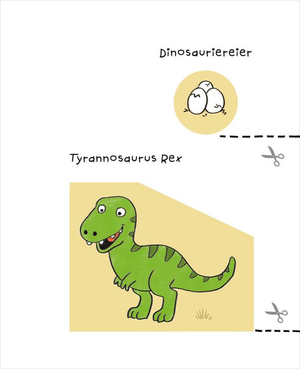 Produktbild Mein kunterbuntes Ausschneidebuch - Dinosaurier. Schneiden, kleben, malen für Kinder ab 3 Jahren. (Deutsch, Nico Sternbaum, 2022)