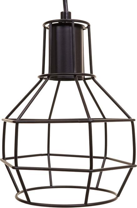 Produktbild Swisshandel24 Pendelleuchte Hängelampe Hängeleuchte, Industrial Metall höhenverstellbar schwarz - 7x Gitterlampens (E27)