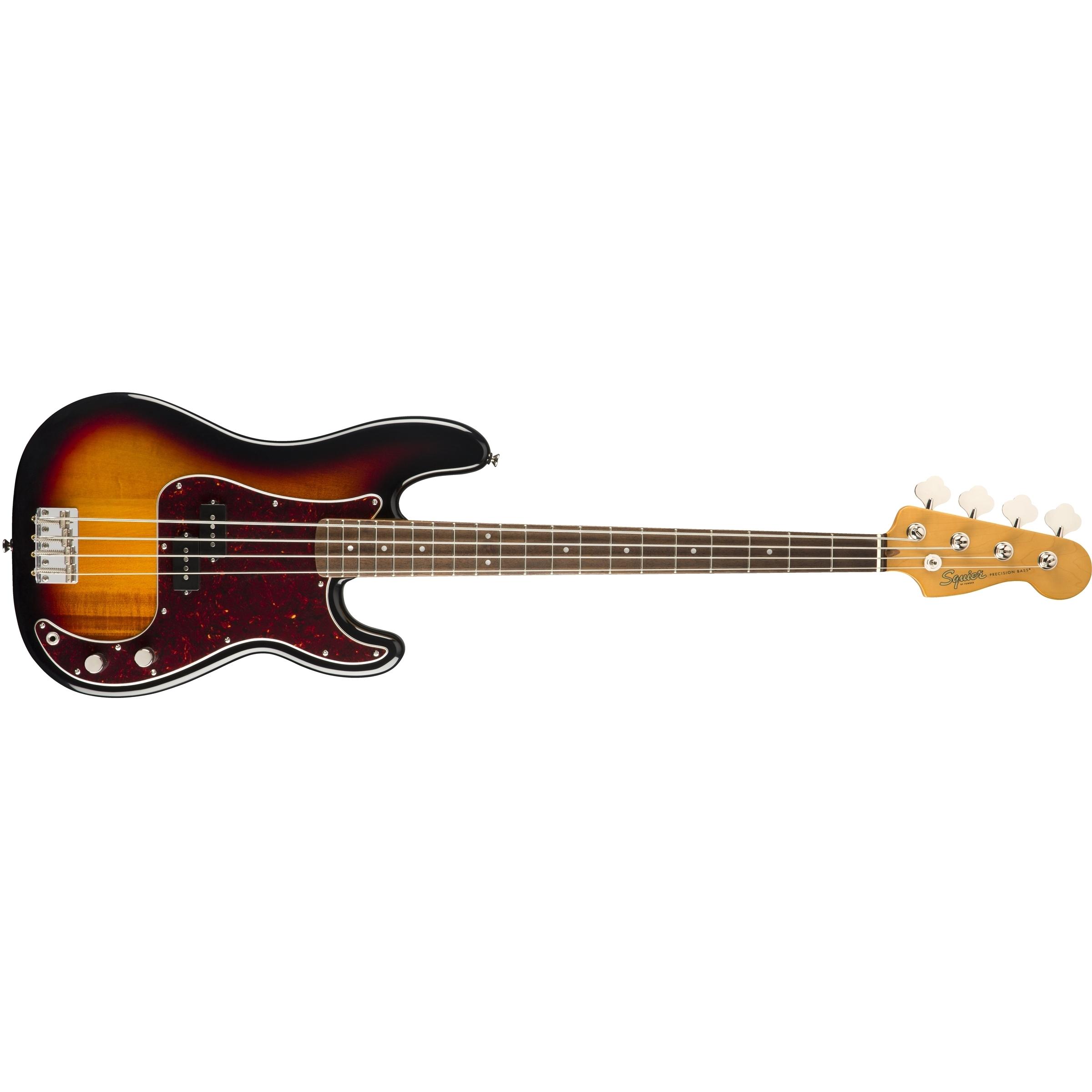 Fender Classic Vibe 60s Precision Bass 3-Color Sunburst (Basso elettrico, Collo: Acero, Corpo: Pioppo, Tastiera: alloro indiano), Chitarra, Marrone