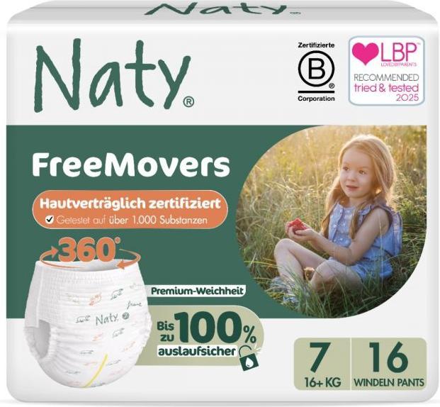 Actual product image Naty Bio-Windelhöschen (Pack, 16 pcs.)