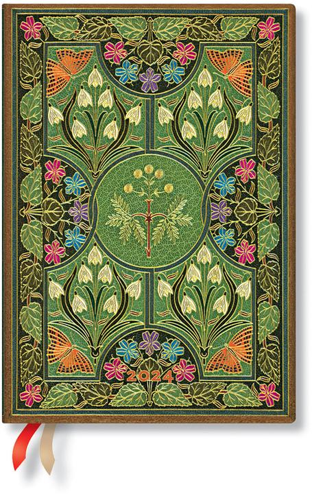 Immagine prodotto Paperblanks PAPERBLAN Agenda Michelangelo 2026 DD0614-6 1W/1S VSO Midi HC DE 13x18cm (MIDI, 1 settimana / 1 pagina)