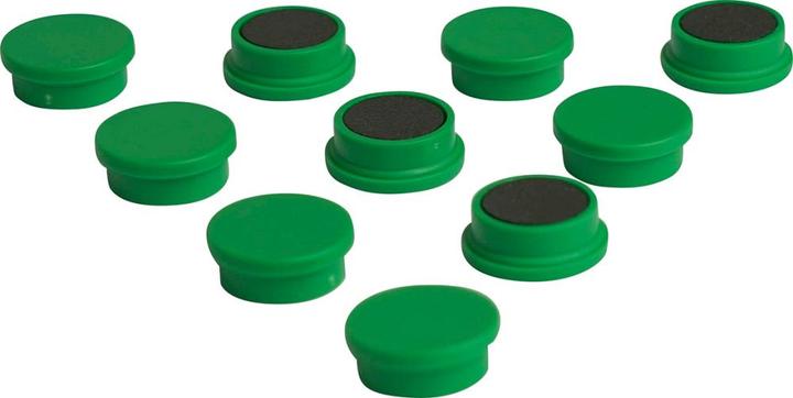 Actual product image Helmuth A. Jensen Contour magnet Ø20mm green - (10 pcs.) (10 x)