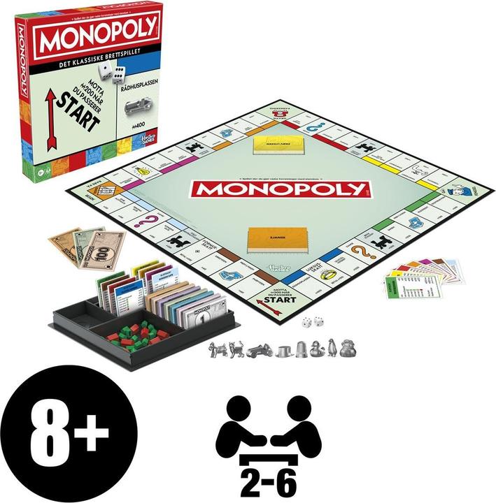 Immagine prodotto Hasbro Monopoly Classic Refresh 90 Year (NO)
