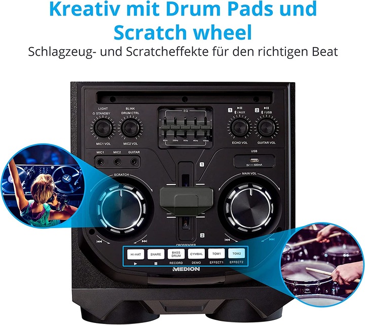 Produktbild Medion X64060 Party-Soundsystem (Netzbetrieb)