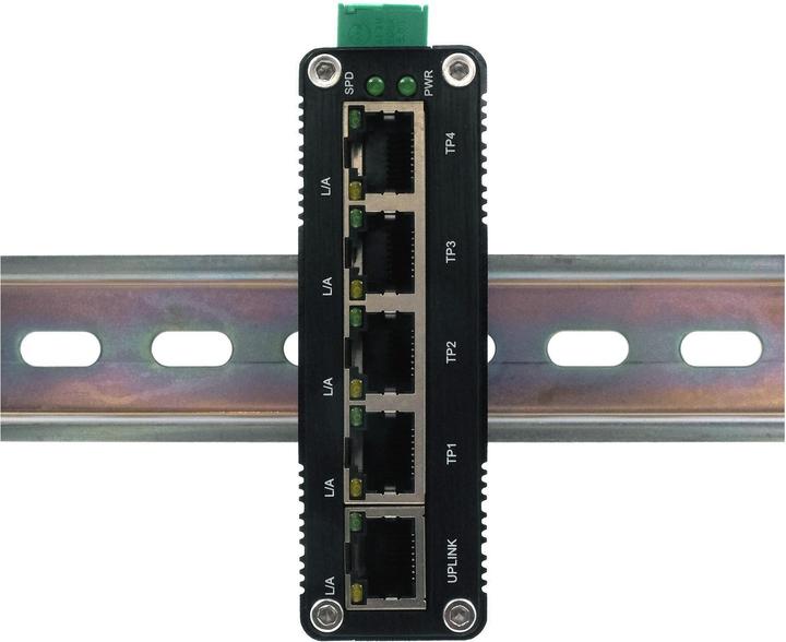 Produktbild Exsys Industrial Ethernet Mini Switch 5x 1 Gbit/s (5 Ports)