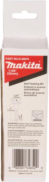 Image du produit Makita Fraises à percer 35,0 mm (35 millimètres)