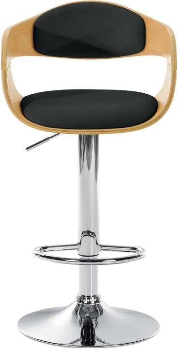 Actual product image CLP Kingston bar stool, natural/black