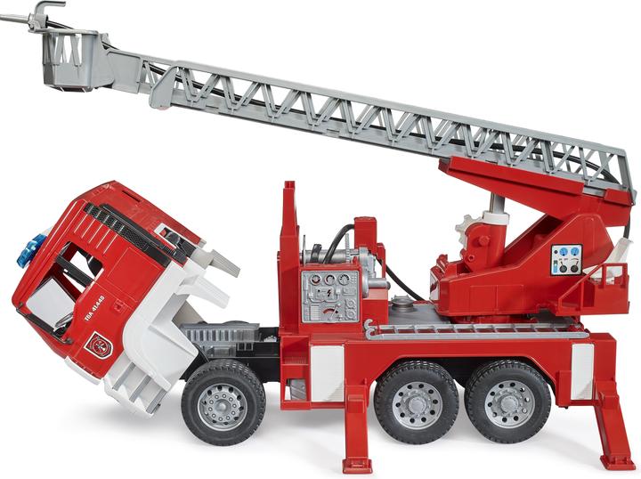 Bruder Vigili del fuoco uomo con scala a piattello