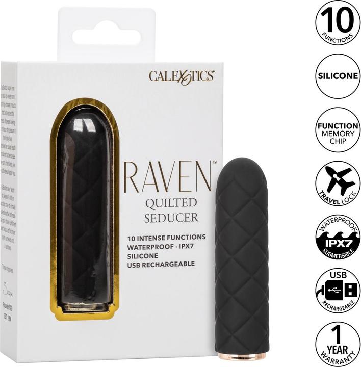Actual product image CalExotics Raven™ Quilted Seducer