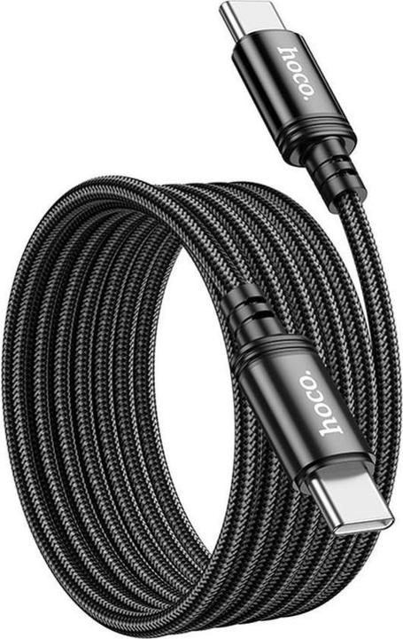 Actual product image Hoco Cable Cable USB C to USB C 3A 60W 2 m X89 black (2 m, 60 W)