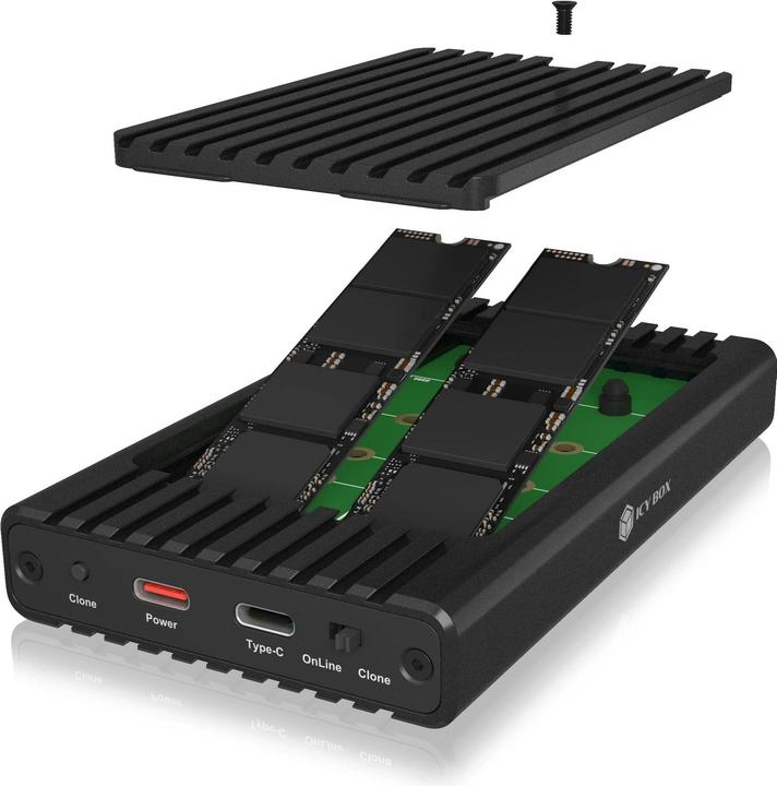 Produktbild Icy Box IB-2817MCL-C31 (M.2 2230, M.2 2242, M.2 2260, M.2 2280)