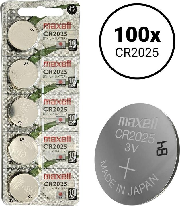 Immagine prodotto Maxell 18586200 (5 pz., CR2025, 170 mAh)