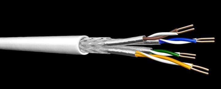 Draka UC HomeCat.7 Raw cableA SS22 4P LSHF-FR4x2 AWG22 200m Unwind box60095153 (S/FTP, CAT7a, 200 m)