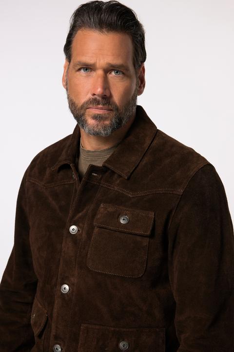 Actual product image JP1880 JP 1880 Leather Jacket, Leather, Suede, Shirt Collar, up to 7XL (3XL)
