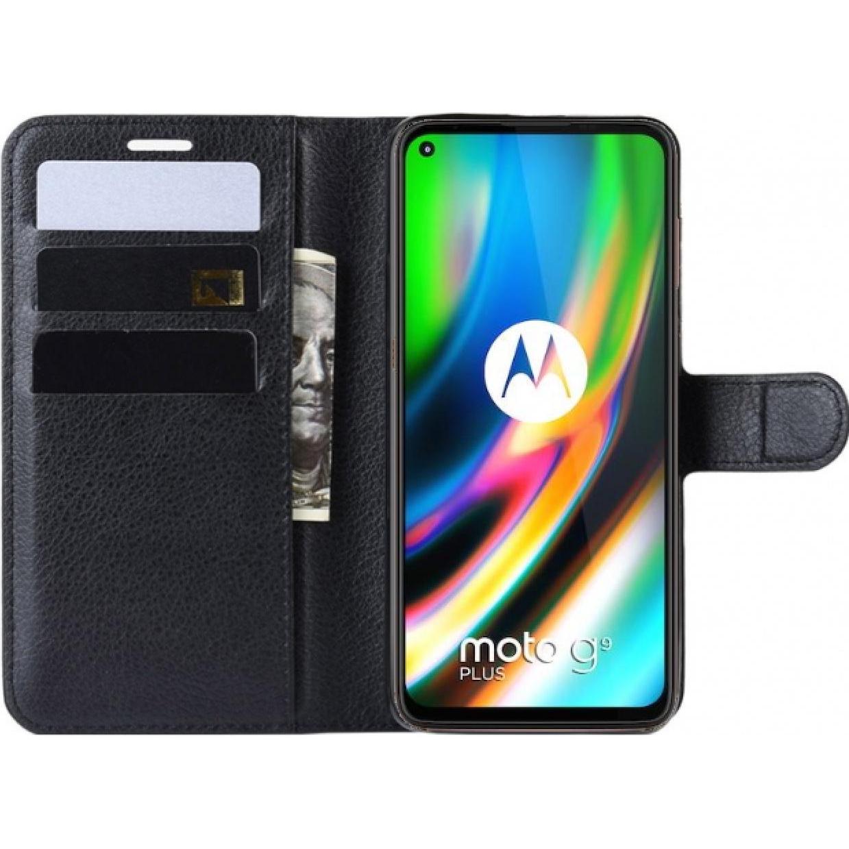 Thumbnail - Screenguard Motorola Moto G9 Plus Leather Guard Lederhülle (Motorola Moto G9 Plus), Smartphone Hülle, Schwarz