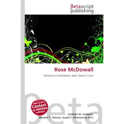 Rose McDowall, Fachbücher