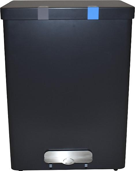Produktbild ReinigungsBerater Mülltrennsystem RecycloKick 3 Mülltrenner 2 x 34 L graphit mit zwei Inneneimern, feuerfest, mit rob (68 l)