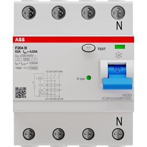 Thumbnail - ABB, Schutzschalter, FI-Schutzschalter