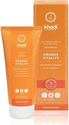 Immagine prodotto Khadi Elixir Shampoo Orange Vitality 200 ml (200 ml, Shampoo liquido)