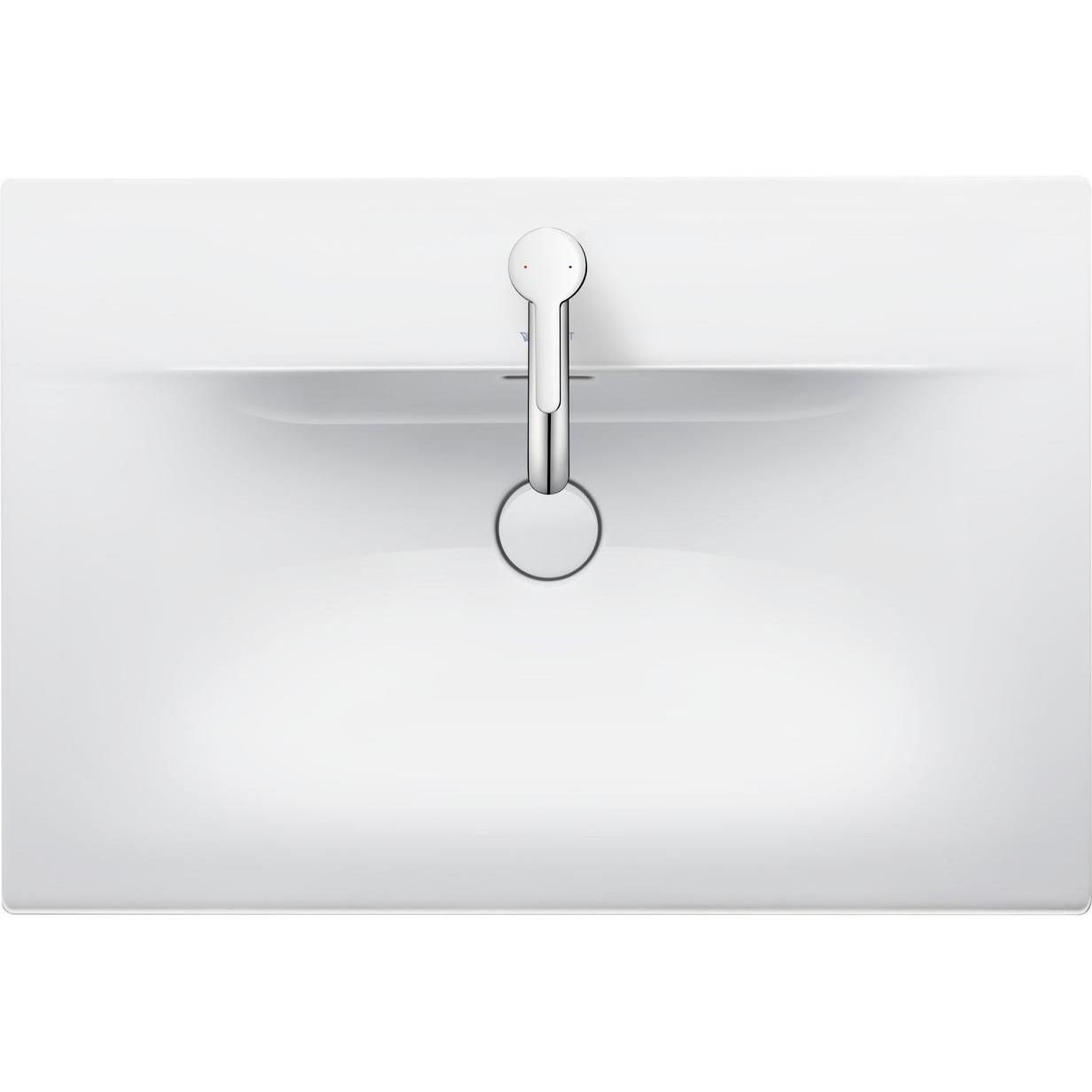 Duravit, Waschbecken, Möbelwaschtisch Viu 73 x 49 cm weiss 2344730000 (490 mm, 730 mm)