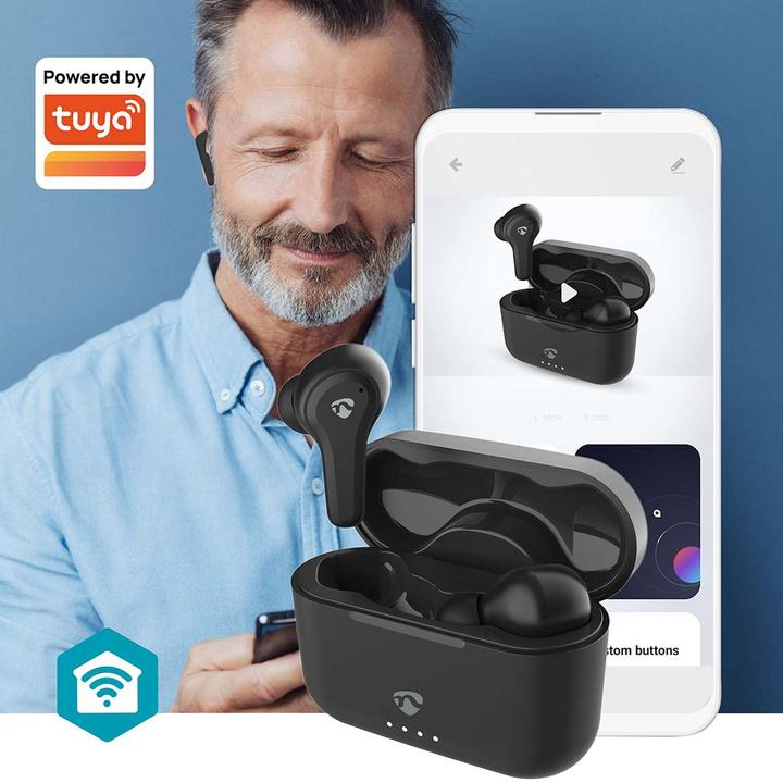 Produktbild Nedis Wireless Earphones - Black (ANC, 36 h, Kabellos)