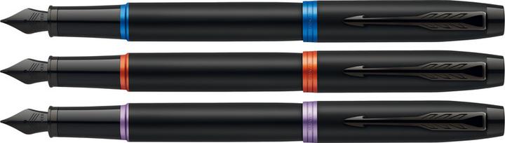 Produktbild Parker Pen Füller IM Vibrant Rings Pruple PVD M (Blau, Schwarz, 1x)