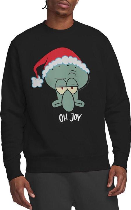Immagine prodotto Spongebob Squarepants Joy Felpa Natale Squidward Adulto Unisex (M)