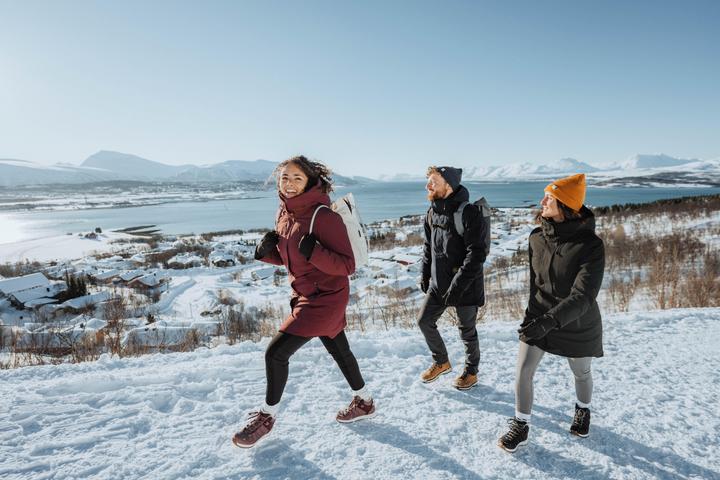 Produktbild Quechua Parka Winterjacke Herren warm bis -10 °C wasserdicht Winterwandern - SH500 blau (3XL)