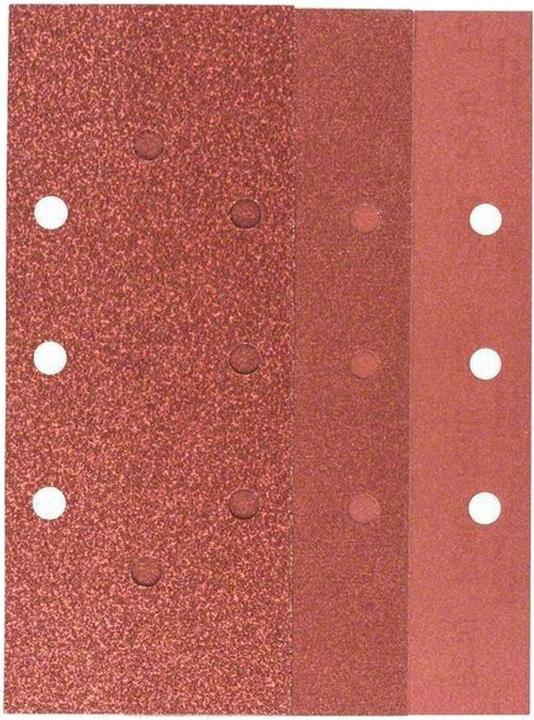 Produktbild Bosch Zubehör Schwingschleifer-Schleifblatt-Set, 25-teilig, 8 Löcher, 93 x 230 mm, 60-240 (120, 240, 60, 80)