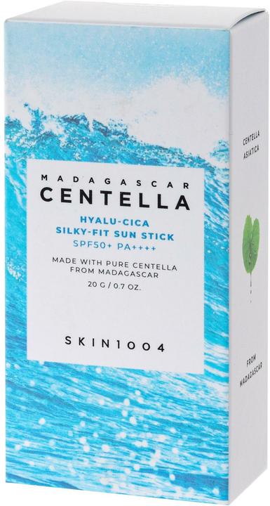 Actual product image Skin1004 Madagascar Centella Hyalu-Cica Silky-Fit Sun Stick (SPF 50+, 20 ml)