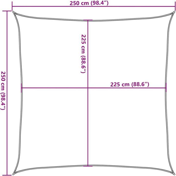 Produktbild vidaXL Nikodemus (250 x 250 cm)