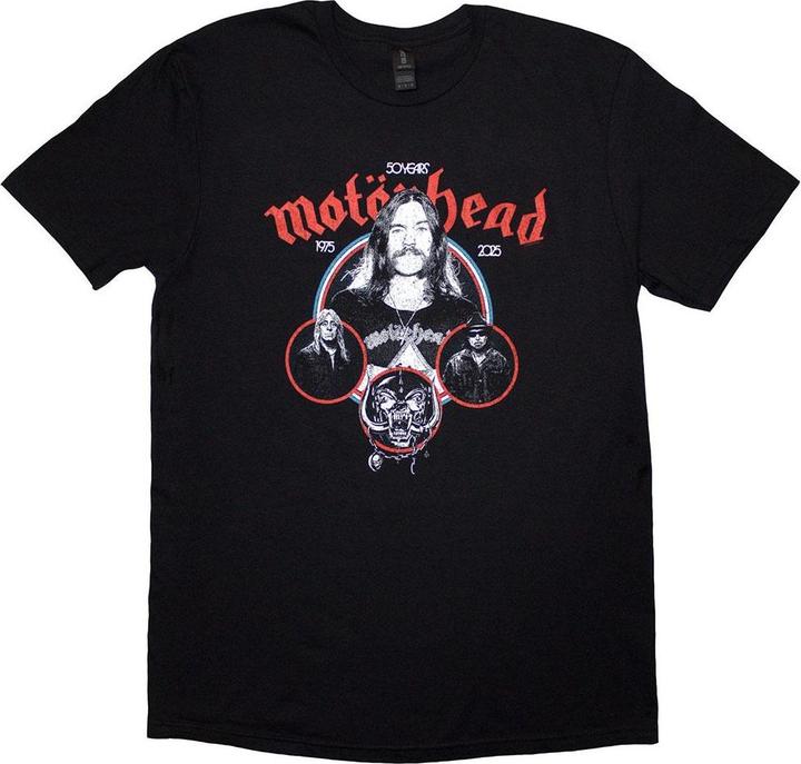 Immagine prodotto Motorhead 50 Years Maglietta Cerchio Adulto Unisex (M)