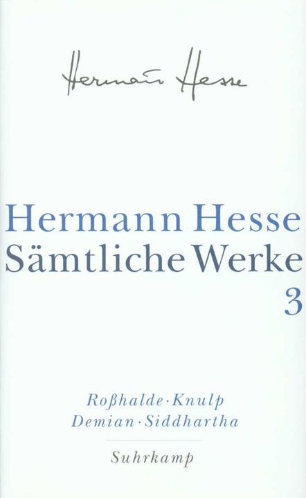 Produktbild Sämtliche Werke in 20 Bänden und einem Registerband (Deutsch, Hermann Hesse, 2001)