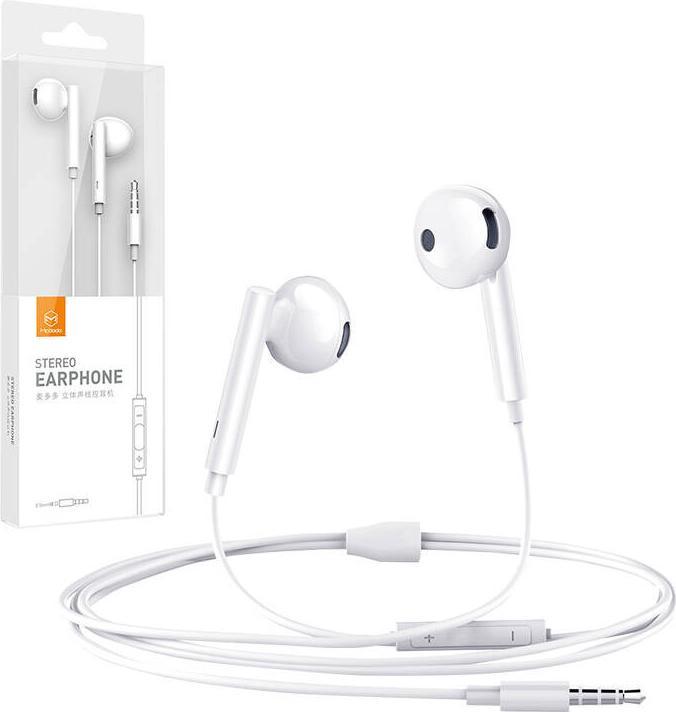 Actual product image Mcdodo HP-6080 in-ear, wired headphones (white) (Cable)