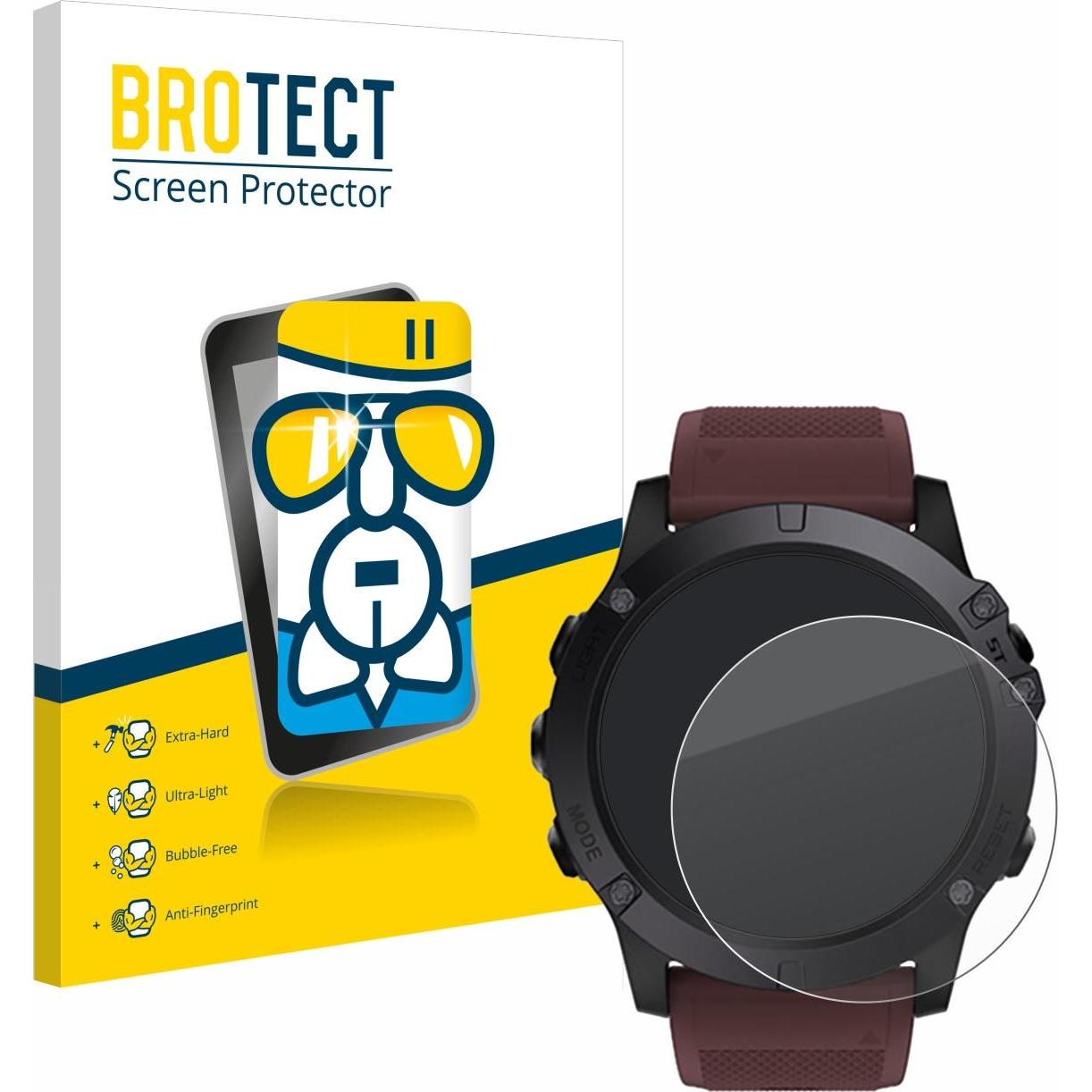 BROTECT Schutzglas Schutzfolie Displayschutz Display Schutz Glas Folie klar, Smartwatch Schutzfolie, Transparent