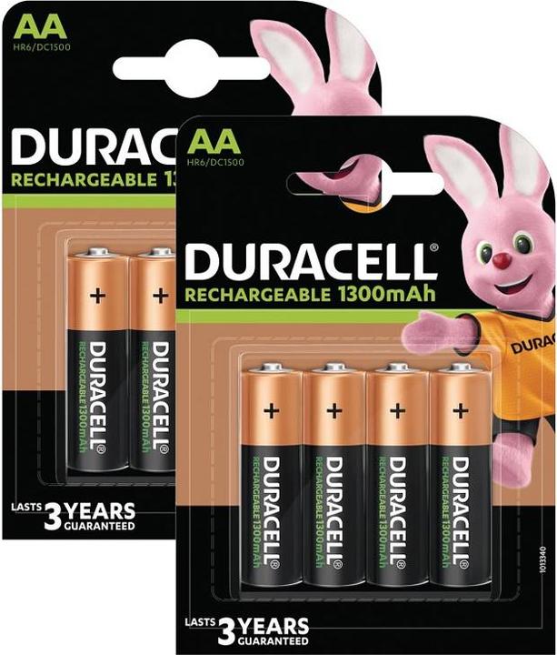 Produktbild Duracell Rechargeable AA 8 Pack (8 Stk., AA)