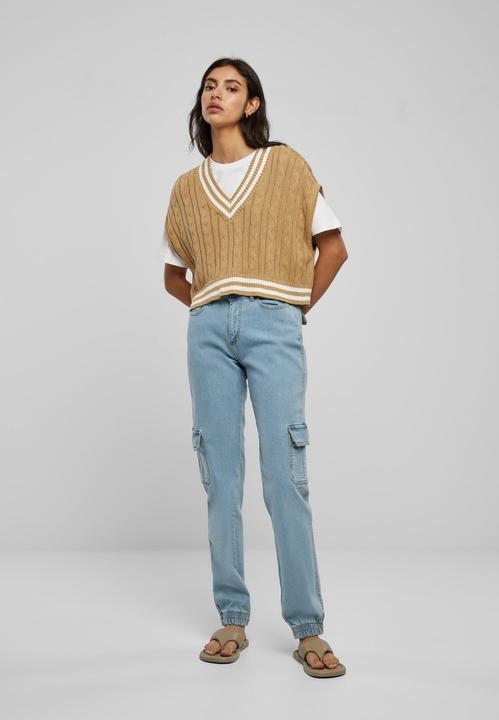 Immagine prodotto Urban Classics Slipover da donna in maglia college (L)