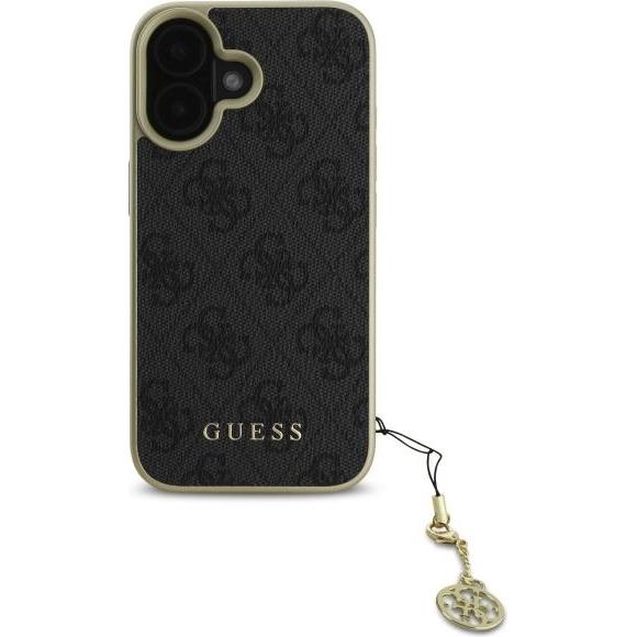 Thumbnail - Guess GUHCP16MGF4GGR iPhone 16 Plus 6.7" czarny/black hardcase 4G Charms Collection, Handykette, Schwarz