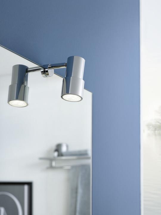 Image du produit Emco Lampe LED à pince pour miroir SYSTEM 2 zone de serrage chromée