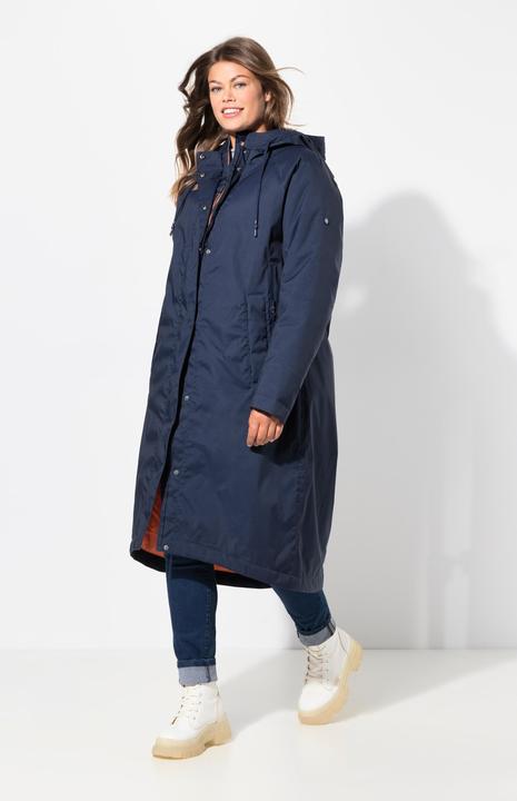 Immagine prodotto Laurasøn Cappotto funzionale con cappuccio, zip a cursore doppio e tasche doppie (XL)