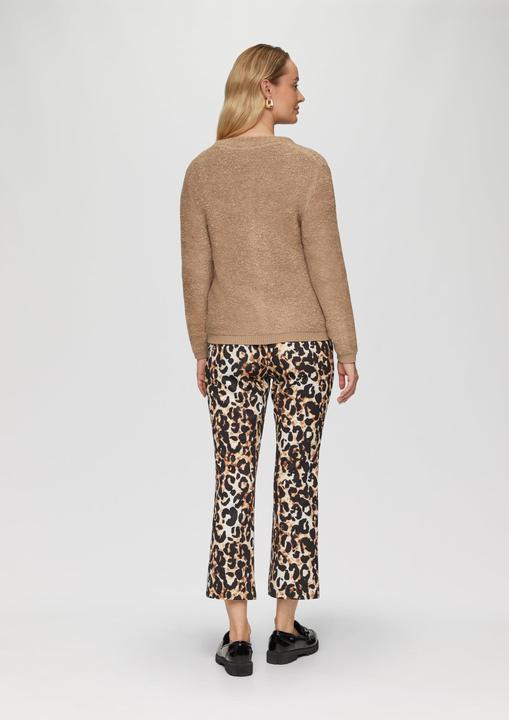 Produktbild s.Oliver Strickjacke Strickjacke aus Bouclé im Wollmix (48)